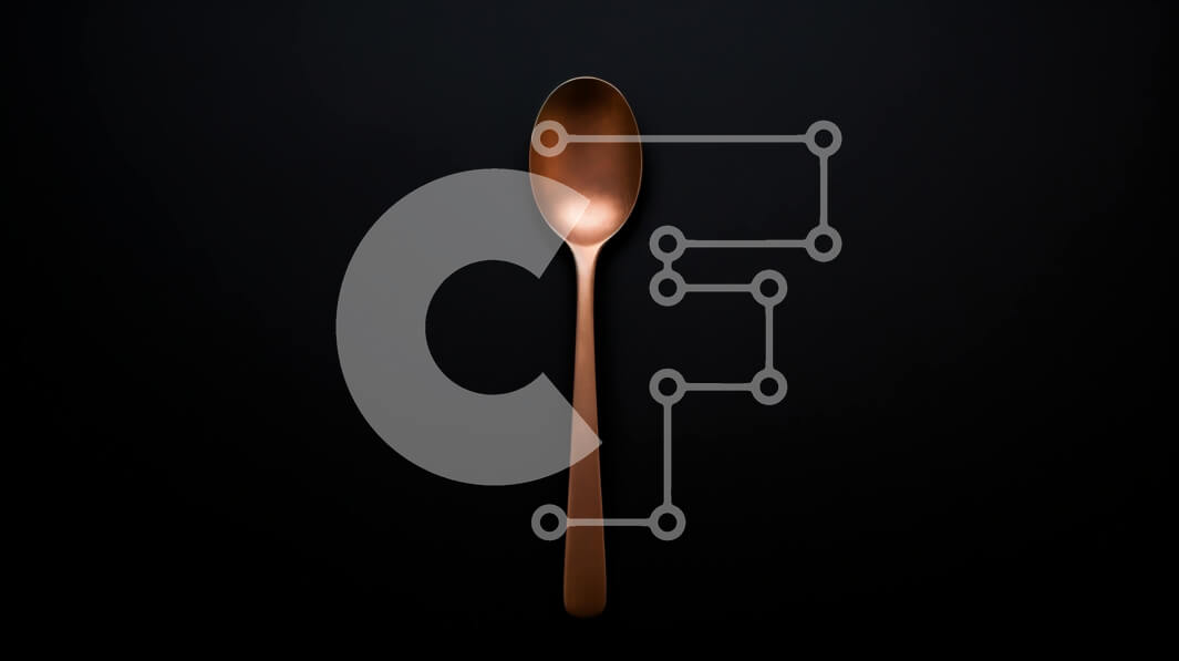 Intra Συλλεκτικό Ξύλινο Παζλ Plywood  4mm - Χάλκινο κουτάλι σε μαύρο φόντο Σε Ξύλινο Κουτί - Διαστάσεις: 10x10 cm – 25 κομμάτια