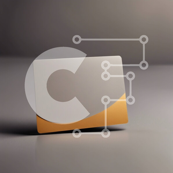 Intra Συλλεκτικό Ξύλινο Παζλ Plywood  4mm - Κομψή γκρι και χρυσή πιστωτική κάρτα σε κομψή επιφάνεια Σε Ξύλινο Κουτί - Διαστάσεις Puzzle: 10x10 cm – 25 κομμάτια