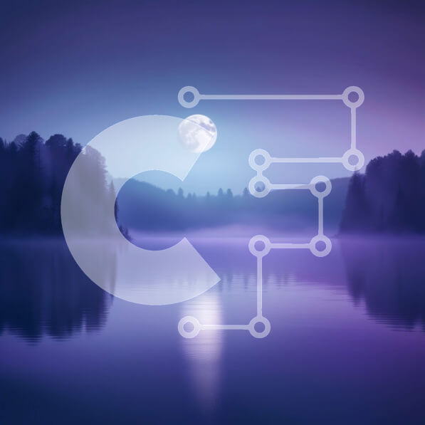 Intra Συλλεκτικό Ξύλινο Παζλ Plywood  4mm - Εκπληκτική εικόνα μιας πανσέληνου πάνω από μια ήρεμη λίμνη τη νύχτα Σε Ξύλινο Κουτί - Διαστάσεις: 10x10 cm – 25 κομμάτια