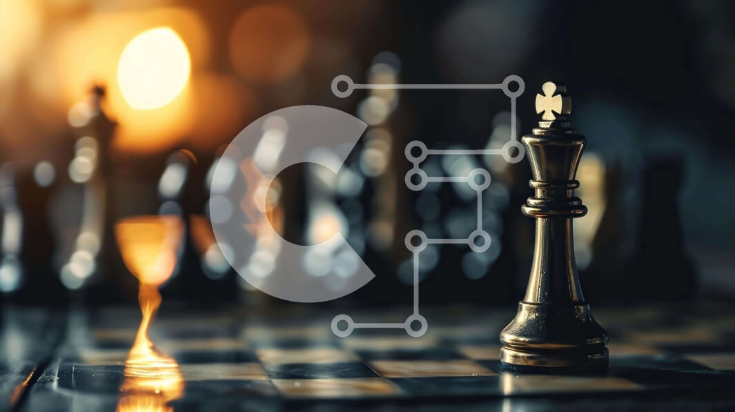 Intra Συλλεκτικό Ξύλινο Παζλ Plywood  4mm - Χρυσό κομμάτι σκακιού στην σκακιέρα Σε Ξύλινο Κουτί - Διαστάσεις: 10x10 cm – 25 κομμάτια