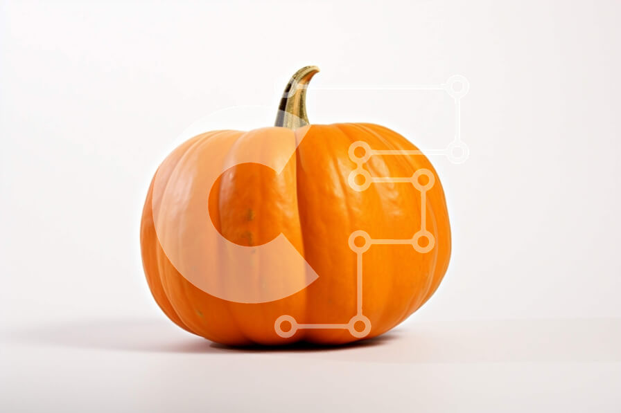 Intra Συλλεκτικό Ξύλινο Παζλ Plywood  4mm - Κοντινό πλάνο μιας κολοκύθας Σε Ξύλινο Κουτί - Διαστάσεις Puzzle: 10x10 cm – 25 κομμάτια