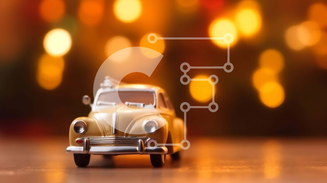 Intra Συλλεκτικό Ξύλινο Παζλ Plywood  4mm - Αυτοκίνητο παιχνίδι με πολύχρωμα φώτα Σε Ξύλινο Κουτί - Διαστάσεις: 10x10 cm – 25 κομμάτια