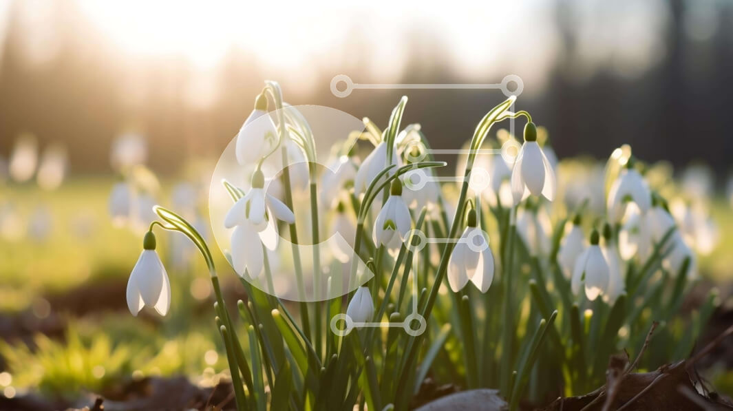 Intra Συλλεκτικό Ξύλινο Παζλ Plywood  4mm - Πεδίο με χιονοστιβάδες στο φως του ήλιου Σε Ξύλινο Κουτί - Διαστάσεις: 10x10 cm – 25 κομμάτια