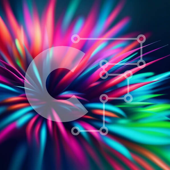 Intra Συλλεκτικό Ξύλινο Παζλ Plywood  4mm - Δονούμενη εικόνα από κοντά ενός αφηρημένου λουλουδιού Σε Ξύλινο Κουτί - Διαστάσεις: 10x10 cm – 25 κομμάτια