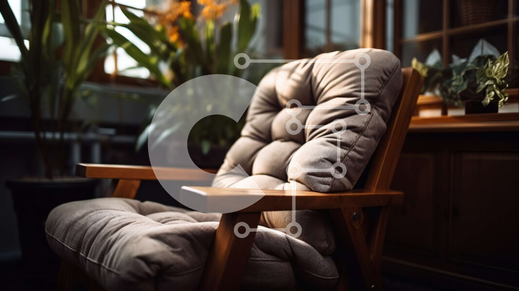 Intra Συλλεκτικό Ξύλινο Παζλ Plywood  4mm - Άνετη και κομψή καφέ δερμάτινη πολυθρόνα Σε Ξύλινο Κουτί - Διαστάσεις Puzzle: 10x10 cm – 25 κομμάτια