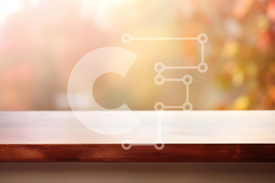 Intra Συλλεκτικό Ξύλινο Παζλ Plywood  4mm - Ξύλινο τραπέζι με φθινοπωρινά φύλλα φόντο Σε Ξύλινο Κουτί - Διαστάσεις: 10x10 cm – 25 κομμάτια