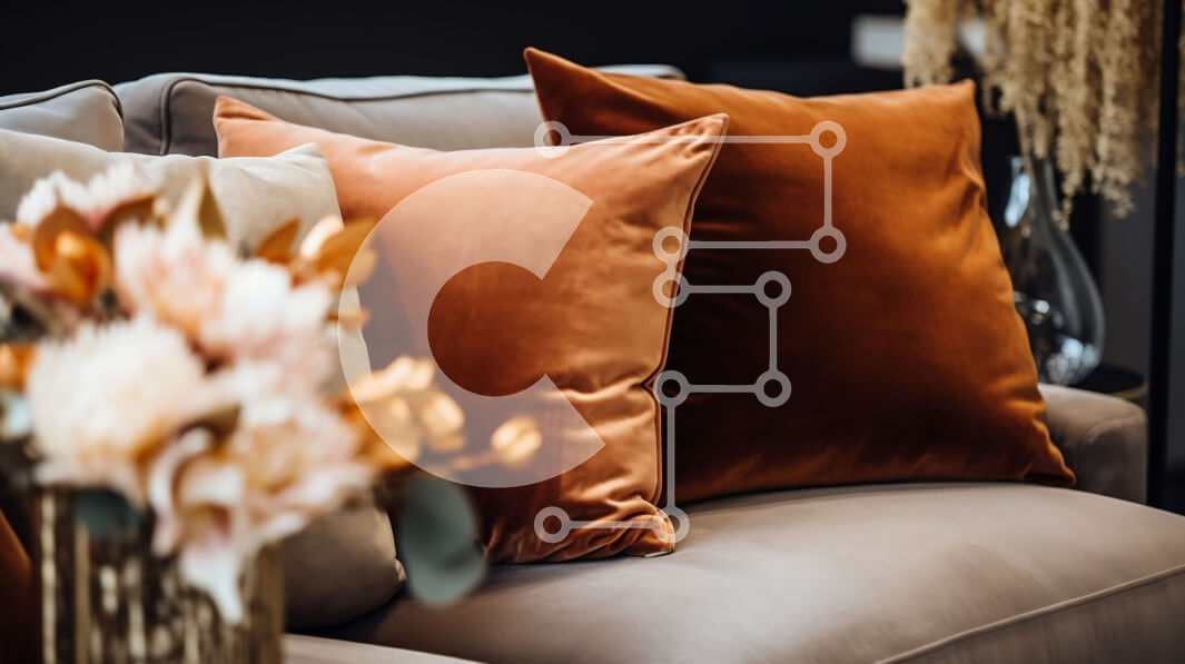 Intra Συλλεκτικό Ξύλινο Παζλ Plywood  4mm - Σαλόνι με καναπέ και λουλούδια Σε Ξύλινο Κουτί - Διαστάσεις Puzzle: 10x10 cm – 25 κομμάτια