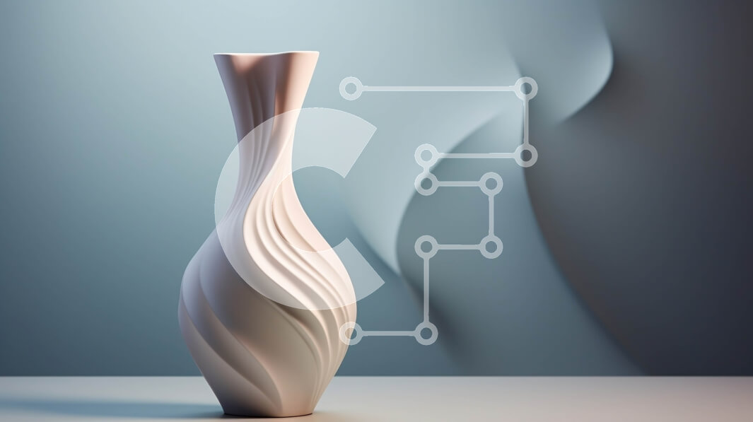 Intra Συλλεκτικό Ξύλινο Παζλ Plywood  4mm - Λευκό βάζο σε τραπέζι με κομψό σχέδιο Σε Ξύλινο Κουτί - Διαστάσεις Puzzle: 10x10 cm – 25 κομμάτια