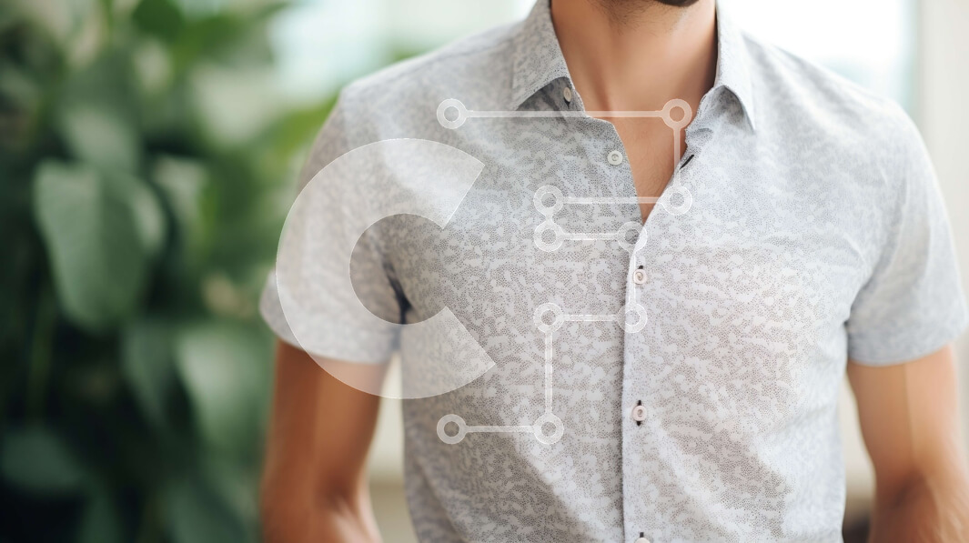 Intra Συλλεκτικό Ξύλινο Παζλ Plywood  4mm - Σοβαρός άνδρας με λουλουδάτο πουκάμισο Σε Ξύλινο Κουτί - Διαστάσεις Puzzle: 10x10 cm – 25 κομμάτια