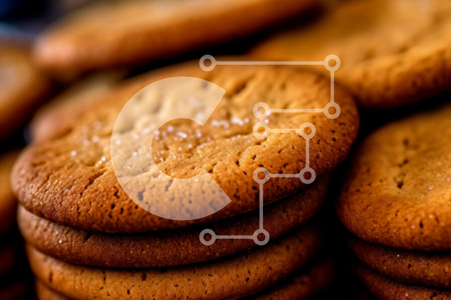 Σετ των 2 Intra Συλλεκτικό Ξύλινο Παζλ Plywood  4mm - Νόστιμα μπισκότα με τζίντζερ Σε Ξύλινο Κουτί - Διαστάσεις: 10x10 cm – 25 κομμάτια