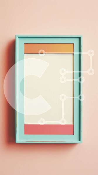 Intra Συλλεκτικό Ξύλινο Παζλ Plywood  4mm - Κενή Λευκή Βίβλος σε ανοιχτό μπλε και ροζ ξύλινο πλαίσιο Σε Ξύλινο Κουτί - Διαστάσεις Puzzle: 10x10 cm – 25 κομμάτια