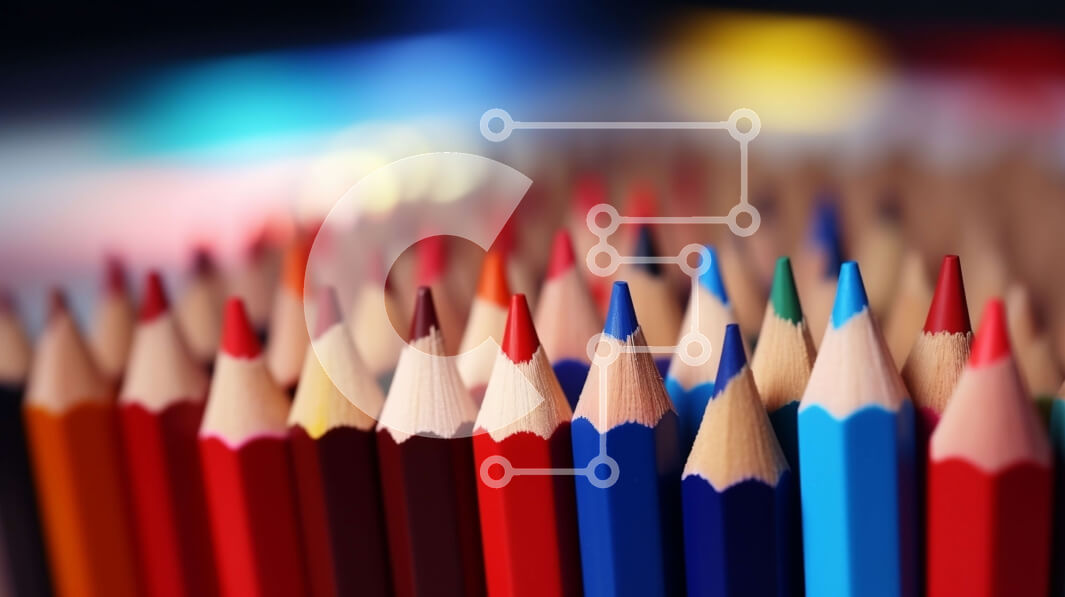 Intra Συλλεκτικό Ξύλινο Παζλ Plywood  4mm - Πολύχρωμα μολύβια σε σειρά Σε Ξύλινο Κουτί - Διαστάσεις: 10x10 cm – 25 κομμάτια