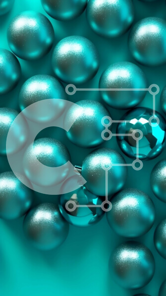 Intra Συλλεκτικό Ξύλινο Παζλ Plywood  4mm - Εκπληκτική φωτογραφία από κοντά με λαμπερά μεταλλικά αυγά σε τιρκουάζ φόντο Σε Ξύλινο Κουτί - Διαστάσεις: 10x10 cm – 25 κομμάτια