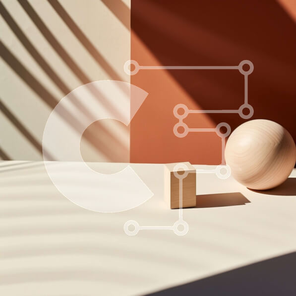 Intra Συλλεκτικό Ξύλινο Παζλ Plywood  4mm - Ξύλινες μπάλες σε αντίθεση σε ένα λευκό τραπέζι Σε Ξύλινο Κουτί - Διαστάσεις Puzzle: 10x10 cm – 25 κομμάτια