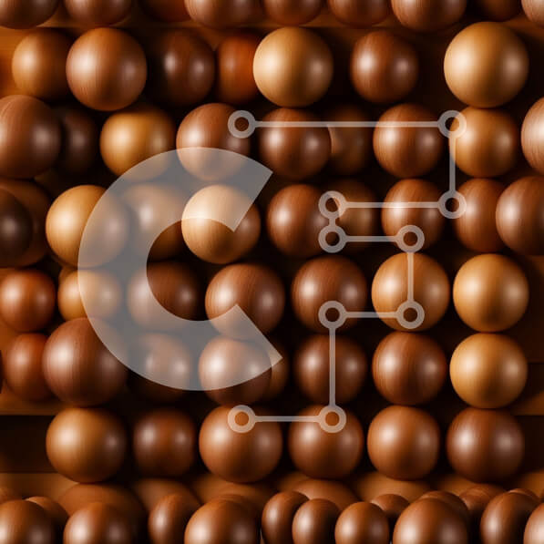 Σετ των 2 Intra Συλλεκτικό Ξύλινο Παζλ Plywood  4mm - Όμορφη κινηματογράφηση σε πρώτο πλάνο καφέ αυγών που τακτοποιούνται σε κυκλικό μοτίβο Σε Ξύλινο Κουτί - Διαστάσεις: 10x10 cm – 25 κομμάτια