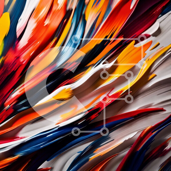 Intra Συλλεκτικό Ξύλινο Παζλ Plywood  4mm - Ζωντανό πορτρέτο από κοντά με πιτσιλίσματα μπογιάς στο πρόσωπο Σε Ξύλινο Κουτί - Διαστάσεις Puzzle: 10x10 cm – 25 κομμάτια