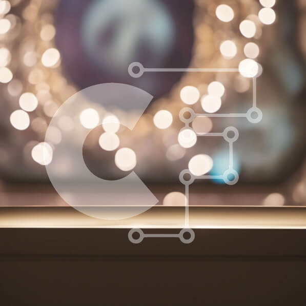 Intra Συλλεκτικό Ξύλινο Παζλ Plywood  4mm - Κυκλικό πλαίσιο με φόντο τα φώτα Σε Ξύλινο Κουτί - Διαστάσεις Puzzle: 10x10 cm – 25 κομμάτια