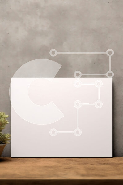 Intra Συλλεκτικό Ξύλινο Παζλ Plywood  4mm - Κενή Λευκή Βίβλος σε ξύλινο τραπέζι - απλό και μινιμαλιστικό φόντο Σε Ξύλινο Κουτί - Διαστάσεις Puzzle: 10x10 cm – 25 κομμάτια