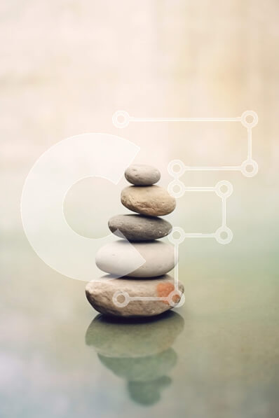 Σετ των 2 Intra Συλλεκτικό Ξύλινο Παζλ Plywood  4mm - Όμορφη εικόνα της πυραμίδας βράχου με το νερό στο φόντο Σε Ξύλινο Κουτί - Διαστάσεις: 10x10 cm – 25 κομμάτια