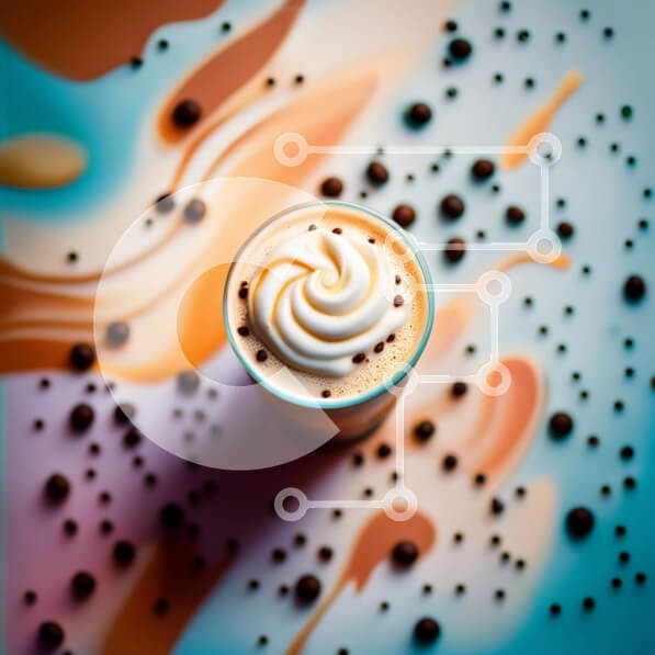 Σετ των 2 Intra Συλλεκτικό Ξύλινο Παζλ Plywood  4mm - Ακαταμάχητο φλιτζάνι καφέ με σαντιγί και τσιπς σοκολάτας Σε Ξύλινο Κουτί - Διαστάσεις: 10x10 cm – 25 κομμάτια