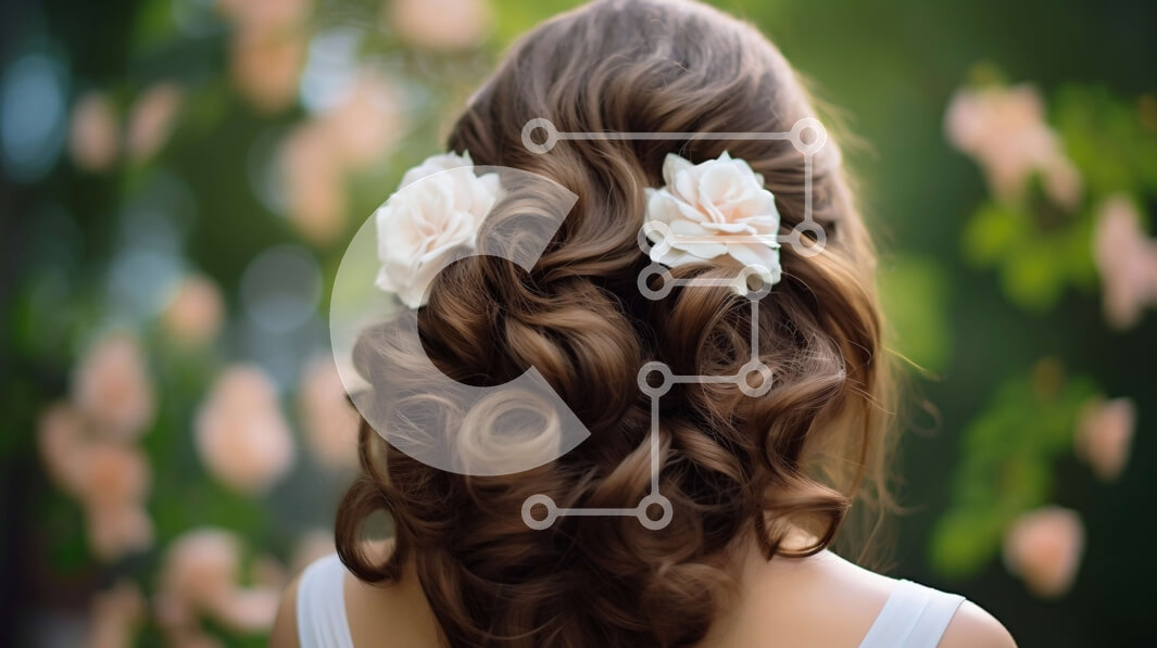 Intra Συλλεκτικό Ξύλινο Παζλ Plywood  4mm - Εκπληκτική νύφη με λευκό νυφικό με μπουκέτο λευκά λουλούδια Σε Ξύλινο Κουτί - Διαστάσεις Puzzle: 10x10 cm – 25 κομμάτια