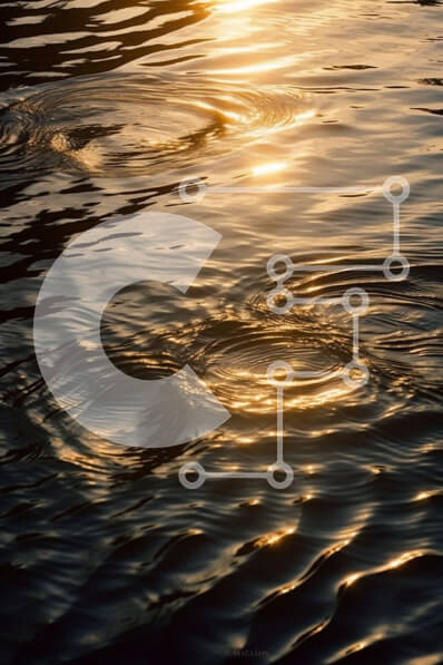 Σετ των 2 Intra Συλλεκτικό Ξύλινο Παζλ Plywood  4mm - Όμορφο ηλιοβασίλεμα πάνω από ένα ήρεμο σώμα νερού Σε Ξύλινο Κουτί - Διαστάσεις: 10x10 cm – 25 κομμάτια