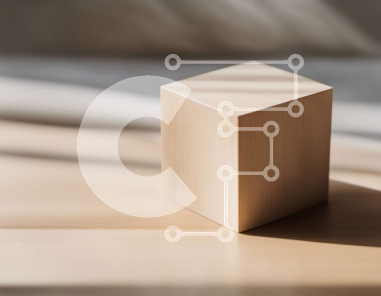 Intra Συλλεκτικό Ξύλινο Παζλ Plywood  4mm - Ξύλινος κύβος σε ξύλινη επιφάνεια Σε Ξύλινο Κουτί - Διαστάσεις: 10x10 cm – 25 κομμάτια