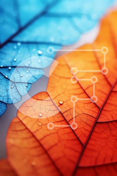 Σετ των 2 Intra Συλλεκτικό Ξύλινο Παζλ Plywood  4mm - Ζωντανή κινηματογράφηση σε πρώτο πλάνο των φύλλων με σταγονίδια νερού Σε Ξύλινο Κουτί - Διαστάσεις: 10x10 cm – 25 κομμάτια