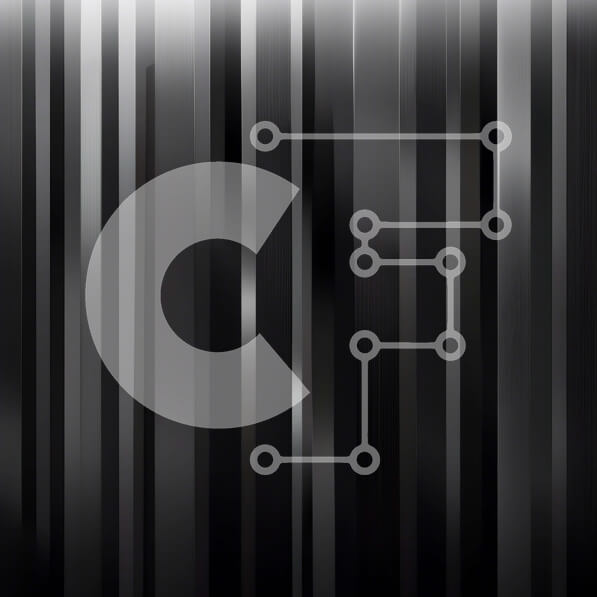 Intra Συλλεκτικό Ξύλινο Παζλ Plywood  4mm - Αφηρημένες μαύρες και γκρίζες κάθετες γραμμές Σε Ξύλινο Κουτί - Διαστάσεις Puzzle: 10x10 cm – 25 κομμάτια