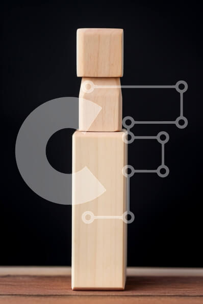 Intra Συλλεκτικό Ξύλινο Παζλ Plywood  4mm - Ξύλινο μπλοκ με τετράγωνη τρύπα - Φωτογραφία Αρχείου Σε Ξύλινο Κουτί - Διαστάσεις: 10x10 cm – 25 κομμάτια