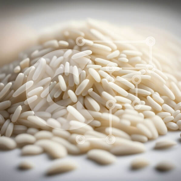 Σετ των 2 Intra Συλλεκτικό Ξύλινο Παζλ Plywood  4mm - Νόστιμη εικόνα του λευκού ρυζιού σε ένα πιάτο Σε Ξύλινο Κουτί - Διαστάσεις: 10x10 cm – 25 κομμάτια