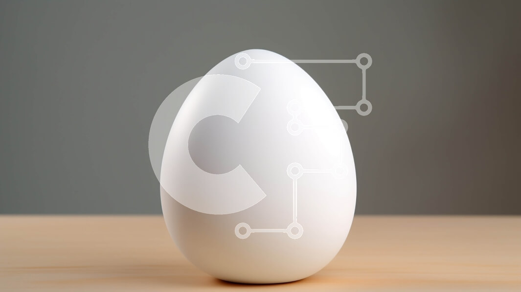 Σετ των 2 Intra Συλλεκτικό Ξύλινο Παζλ Plywood  4mm - Λευκό αυγό σε ξύλινη επιφάνεια Σε Ξύλινο Κουτί - Διαστάσεις: 10x10 cm – 25 κομμάτια