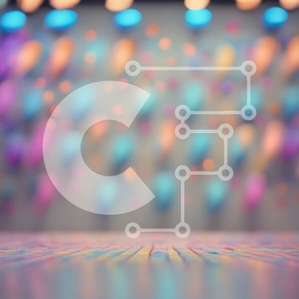 Intra Συλλεκτικό Ξύλινο Παζλ Plywood  4mm - Πολύχρωμο αφηρημένο σχέδιο στο ξύλινο πάτωμα Σε Ξύλινο Κουτί - Διαστάσεις Puzzle: 10x10 cm – 25 κομμάτια