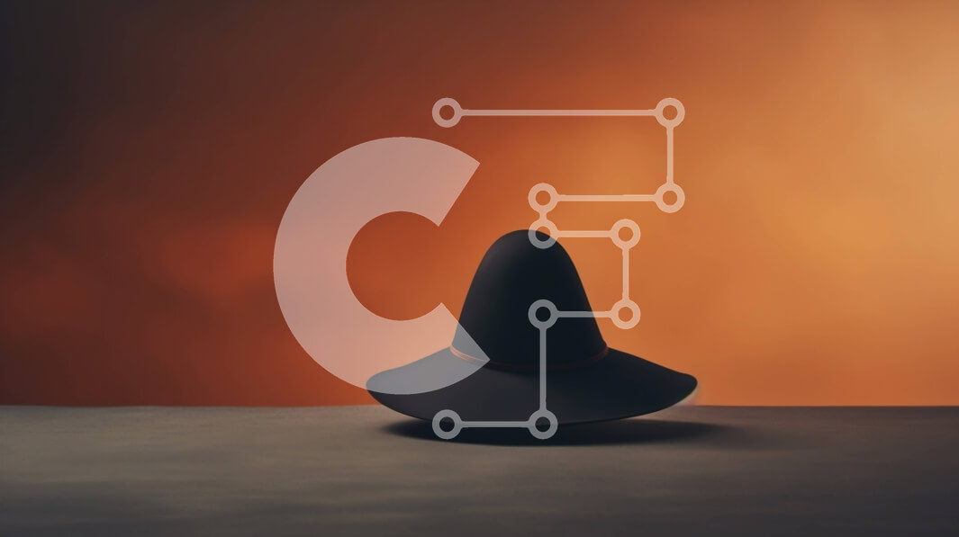 Intra Συλλεκτικό Ξύλινο Παζλ Plywood  4mm - Μαύρο καπέλο μάγισσας με κόκκινη κορδέλα Σε Ξύλινο Κουτί - Διαστάσεις: 10x10 cm – 25 κομμάτια