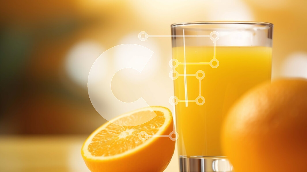 Σετ των 2 Intra Συλλεκτικό Ξύλινο Παζλ Plywood  4mm - Ποτήρι χυμό πορτοκάλι με φέτες πορτοκάλι Σε Ξύλινο Κουτί - Διαστάσεις: 10x10 cm – 25 κομμάτια