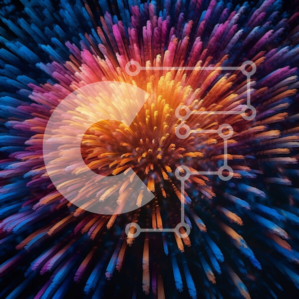 Intra Συλλεκτικό Ξύλινο Παζλ Plywood  4mm - Εκπληκτική επίδειξη πυροτεχνημάτων στον νυχτερινό ουρανό Σε Ξύλινο Κουτί - Διαστάσεις Puzzle: 10x10 cm – 25 κομμάτια