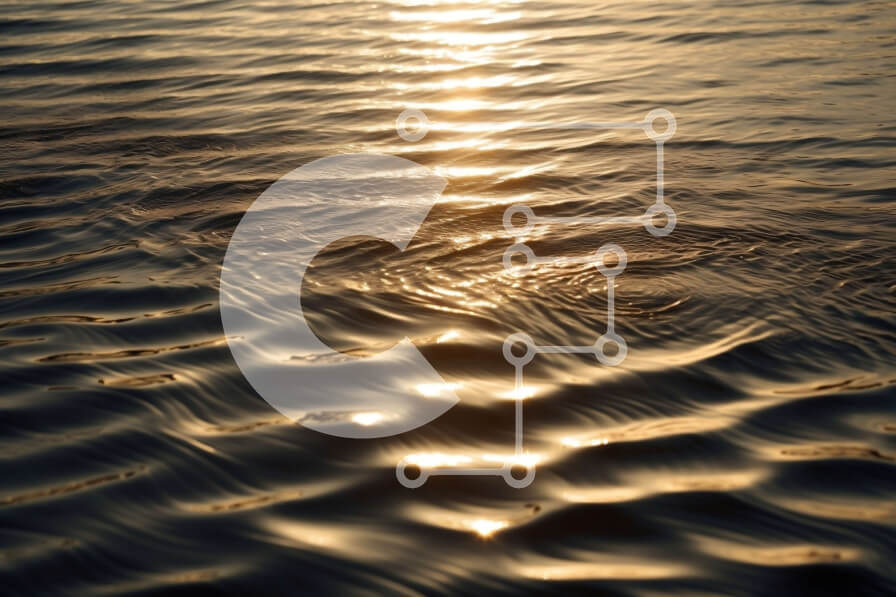 Intra Συλλεκτικό Ξύλινο Παζλ Plywood  4mm - Εκπληκτικό ηλιοβασίλεμα πάνω από μια ήρεμη θάλασσα με κυματισμούς Σε Ξύλινο Κουτί - Διαστάσεις Puzzle: 10x10 cm – 25 κομμάτια