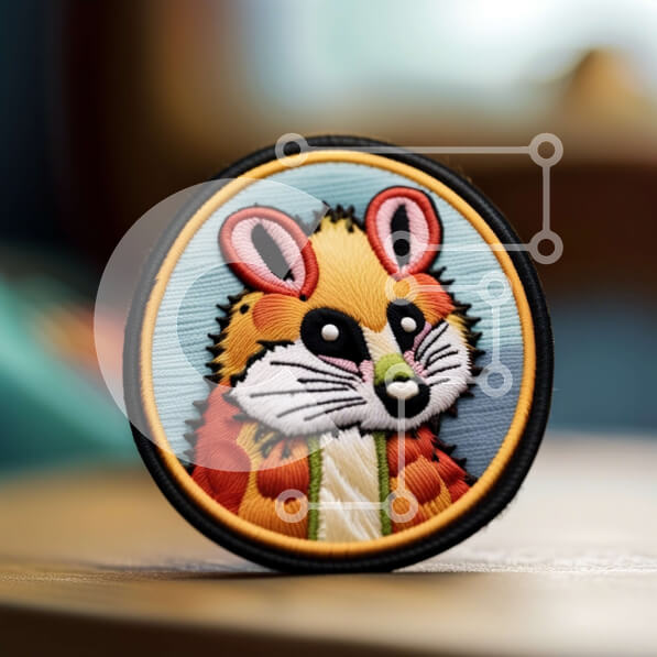 Intra Συλλεκτικό Ξύλινο Παζλ Plywood  4mm - Χαριτωμένο ποντίκι με παπιγιόν που κρατά ένα βιβλίο Σε Ξύλινο Κουτί - Διαστάσεις: 10x10 cm – 25 κομμάτια