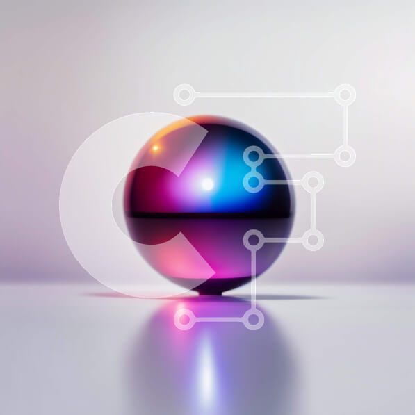 Intra Συλλεκτικό Ξύλινο Παζλ Plywood  4mm - Δονούμενη και αφηρημένη εικόνα μιας λαμπερής μπάλας Σε Ξύλινο Κουτί - Διαστάσεις Puzzle: 10x10 cm – 25 κομμάτια