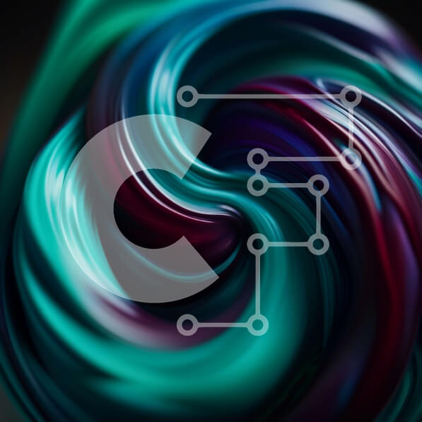 Intra Συλλεκτικό Ξύλινο Παζλ Plywood  4mm - Γοητευτική αφηρημένη εικόνα στροβιλισμού σε ζωηρά χρώματα Σε Ξύλινο Κουτί - Διαστάσεις Puzzle: 10x10 cm – 25 κομμάτια