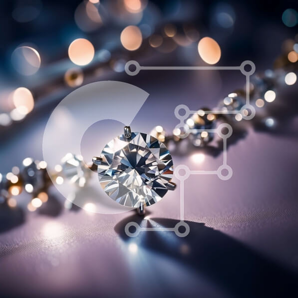 Σετ των 2 Intra Συλλεκτικό Ξύλινο Παζλ Plywood  4mm - Πολυτελές κολιέ με διαμάντια με αστραφτερά διαμάντια Σε Ξύλινο Κουτί - Διαστάσεις: 10x10 cm – 25 κομμάτια