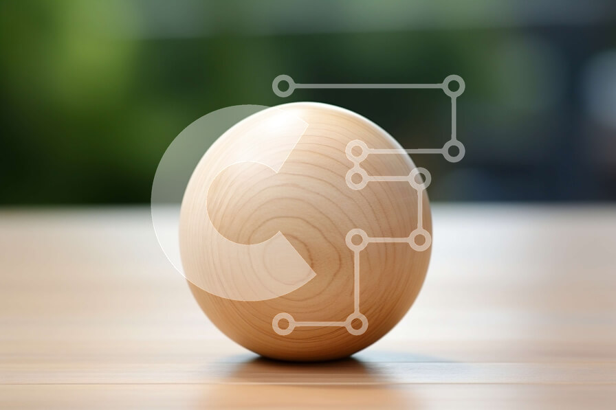 Intra Συλλεκτικό Ξύλινο Παζλ Plywood  4mm - Ξύλινο αυγό σε ένα ξύλινο τραπέζι Σε Ξύλινο Κουτί - Διαστάσεις: 10x10 cm – 25 κομμάτια