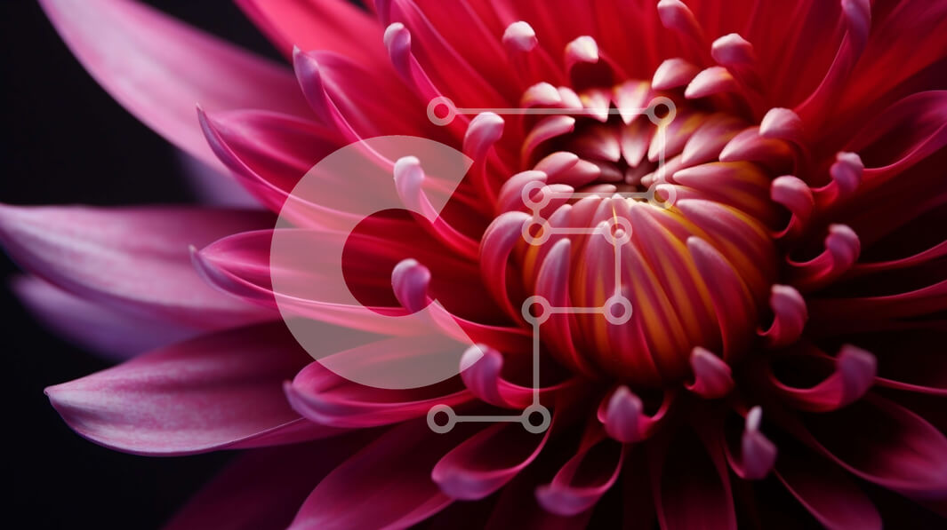 Intra Συλλεκτικό Ξύλινο Παζλ Plywood  4mm - Κοντινό πλάνο ενός ελκυστικού ροζ λουλουδιού Σε Ξύλινο Κουτί - Διαστάσεις: 10x10 cm – 25 κομμάτια