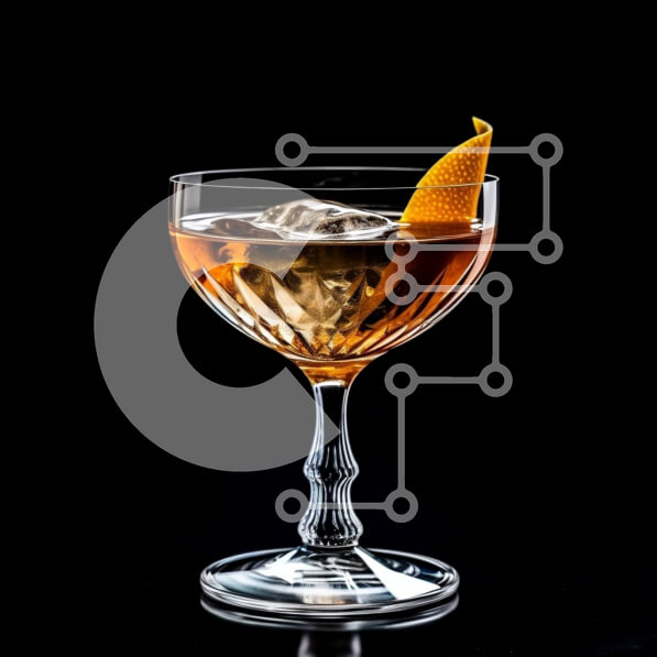 Σετ των 2 Intra Συλλεκτικό Ξύλινο Παζλ Plywood  4mm - Λαχταριστή συνταγή κοκτέιλ ουίσκι με χυμό πορτοκαλιού και φλούδα λεμονιού Σε Ξύλινο Κουτί - Διαστάσεις: 10x10 cm – 25 κομμάτια