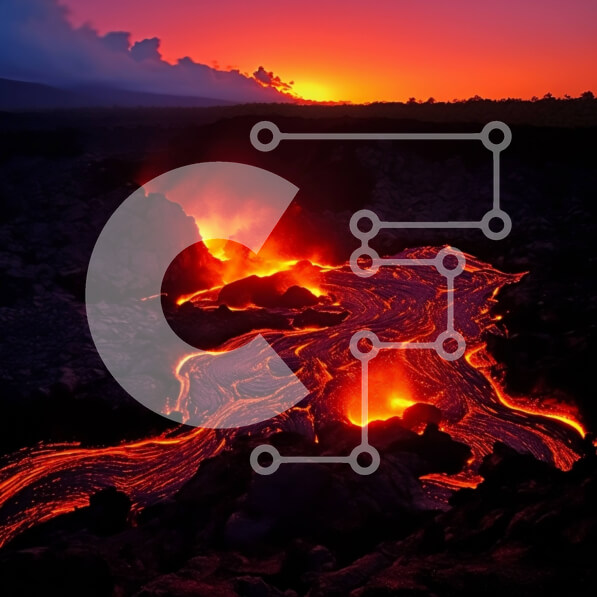 Intra Συλλεκτικό Ξύλινο Παζλ Plywood  4mm - Εκπληκτικό ηλιοβασίλεμα πάνω από ένα υδάτινο σώμα Σε Ξύλινο Κουτί - Διαστάσεις: 10x10 cm – 25 κομμάτια