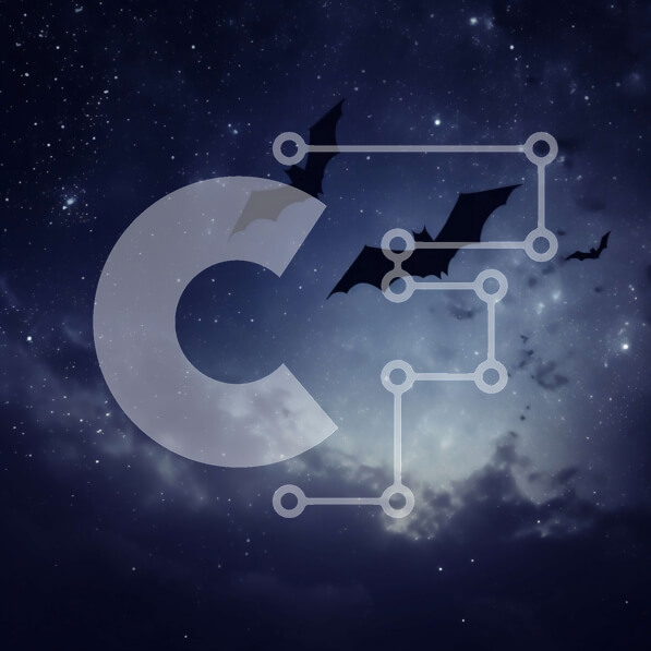 Intra Συλλεκτικό Ξύλινο Παζλ Plywood  4mm - Εκπληκτική εικόνα με νυχτερίδες που πετούν στον νυχτερινό ουρανό Σε Ξύλινο Κουτί - Διαστάσεις: 10x10 cm – 25 κομμάτια