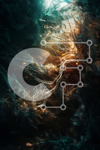 Σετ των 2 Intra Συλλεκτικό Ξύλινο Παζλ Plywood  4mm - Απόκοσμη υποβρύχια σκηνή με το School of Fish και το βυθισμένο πλοίο Σε Ξύλινο Κουτί - Διαστάσεις: 10x10 cm – 25 κομμάτια