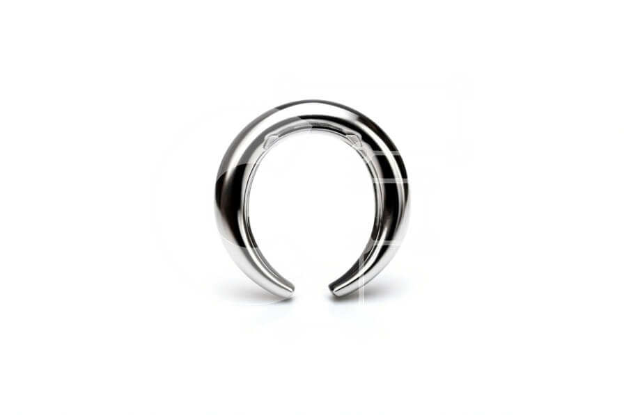 Intra Συλλεκτικό Ξύλινο Παζλ Plywood  4mm - Κομψό ασημένιο πέταλο δαχτυλίδι με γυαλιστερό γυαλιστερό φινίρισμα Σε Ξύλινο Κουτί - Διαστάσεις Puzzle: 10x10 cm – 25 κομμάτια