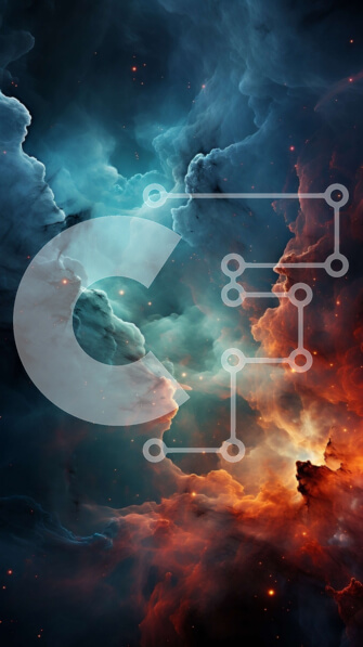 Intra Συλλεκτικό Ξύλινο Παζλ Plywood  4mm - Ζωντανή και λεπτομερής εικόνα ενός νεφελώματος στο διάστημα Σε Ξύλινο Κουτί - Διαστάσεις Puzzle: 10x10 cm – 25 κομμάτια