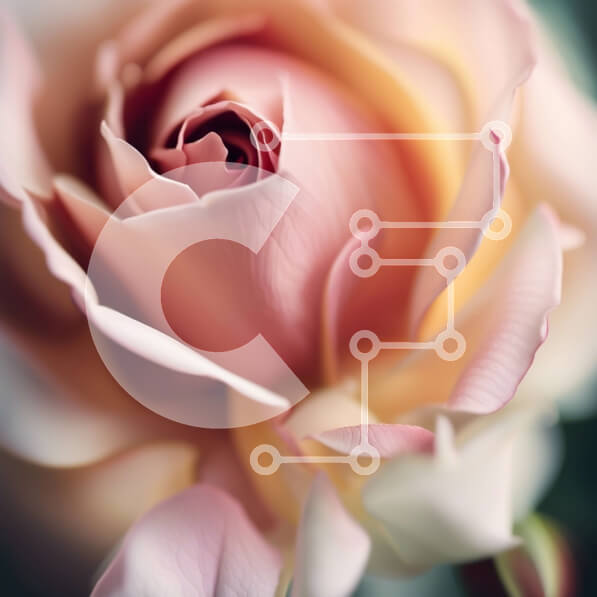 Intra Συλλεκτικό Ξύλινο Παζλ Plywood  4mm - Όμορφη κοντινή φωτογραφία ενός ροζ τριαντάφυλλου με απαλό φωτισμό Σε Ξύλινο Κουτί - Διαστάσεις: 10x10 cm – 25 κομμάτια